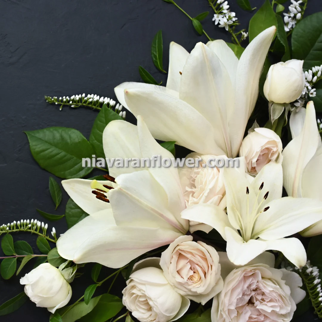 خرید و فروش تاج گل تسلیت مناسب مراسم چهلم در تهران