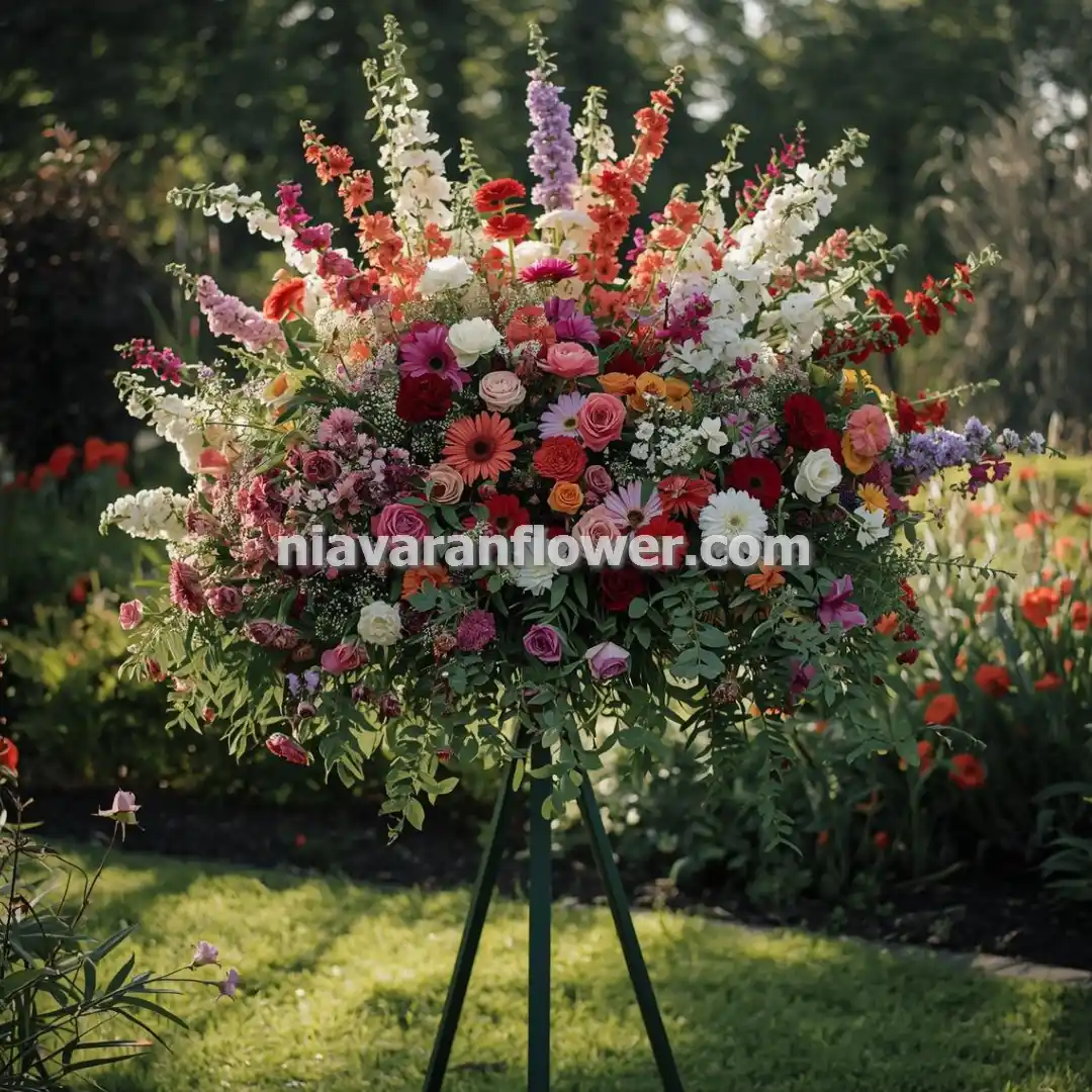 تاج گل مراسم رسمی و تشریفاتی در تهران
